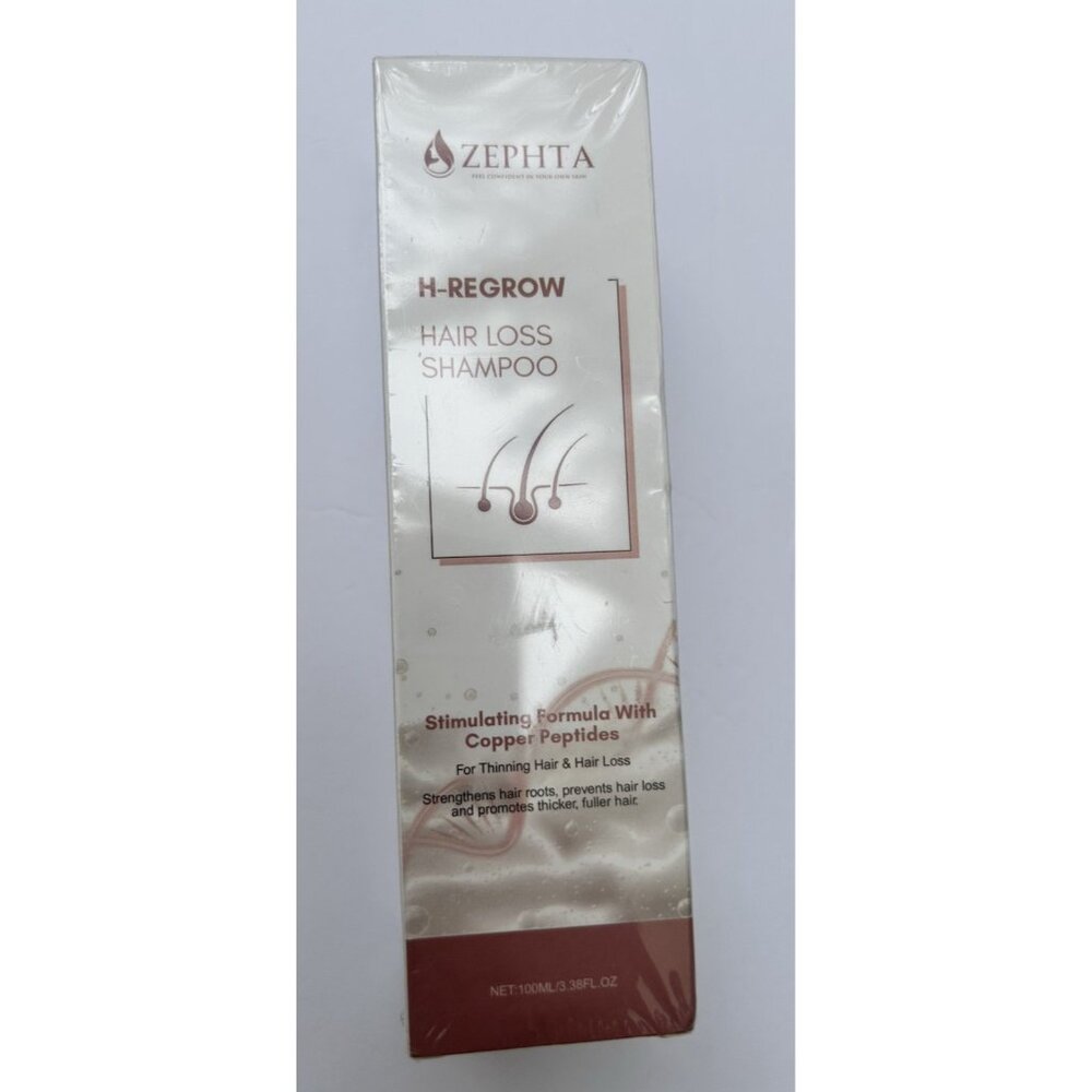 Zephta H-Regrow Hair Loss Shampoo For Thinning Hair Loss 100ML/3.38fl oz NEW